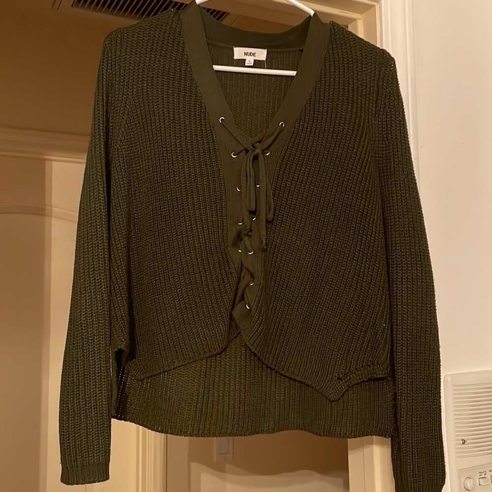 Forest green sweater